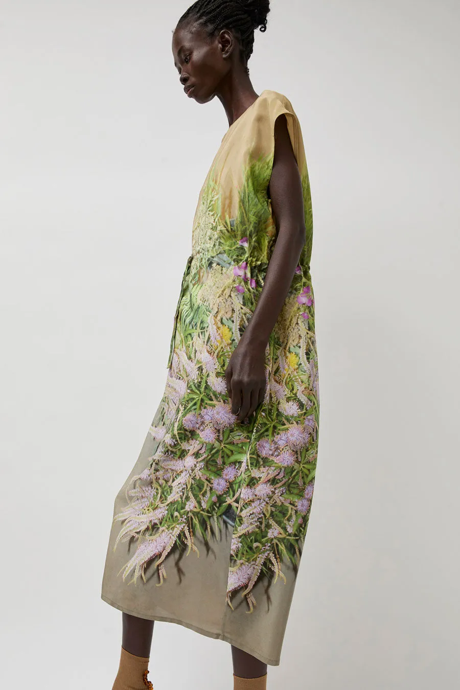 Anntian Simple Dress in Print B Delphine Grasses Veronica sold by No. 6 product image thumbnail 2
