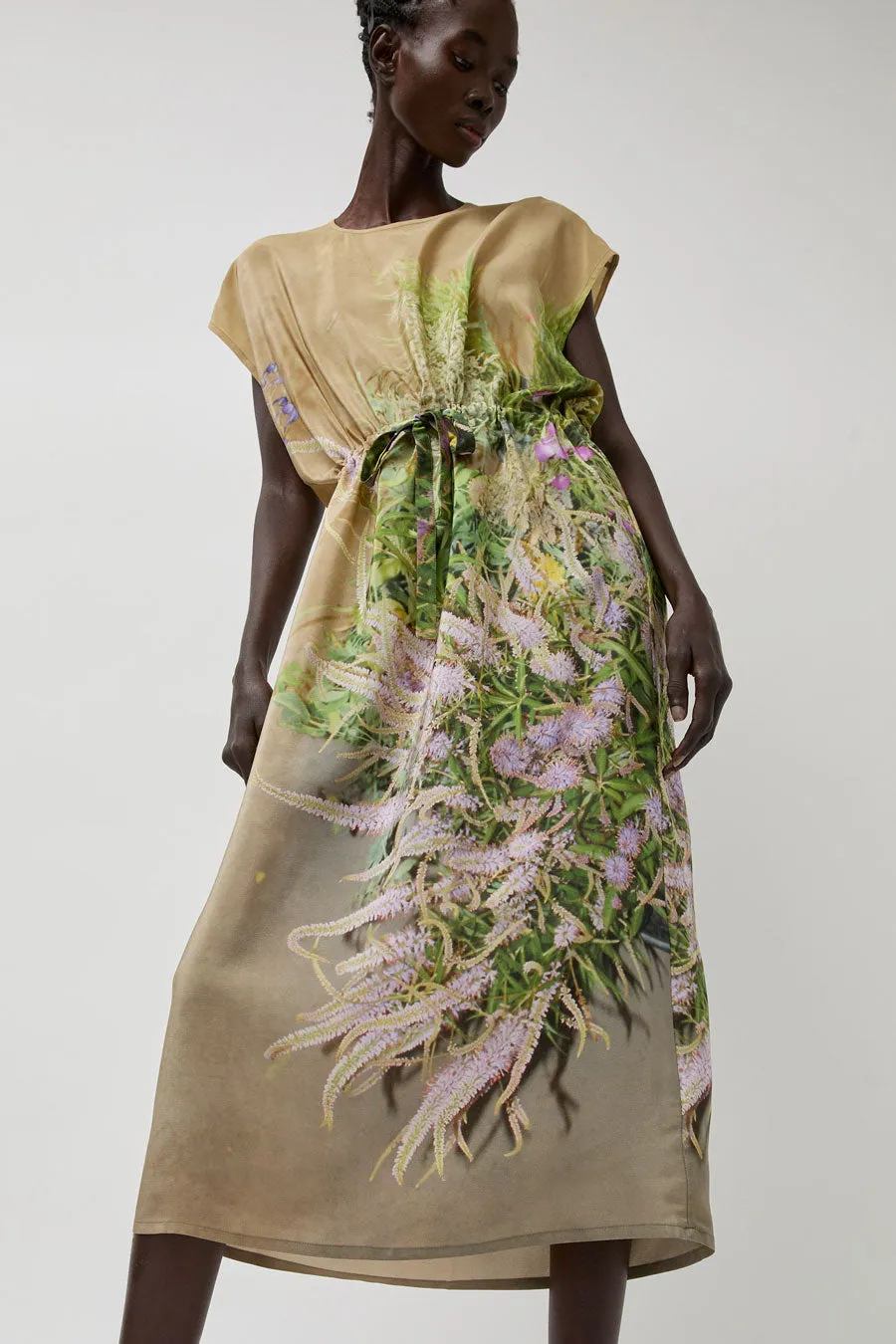 Anntian Simple Dress in Print B Delphine Grasses Veronica sold by No. 6 product image thumbnail 3