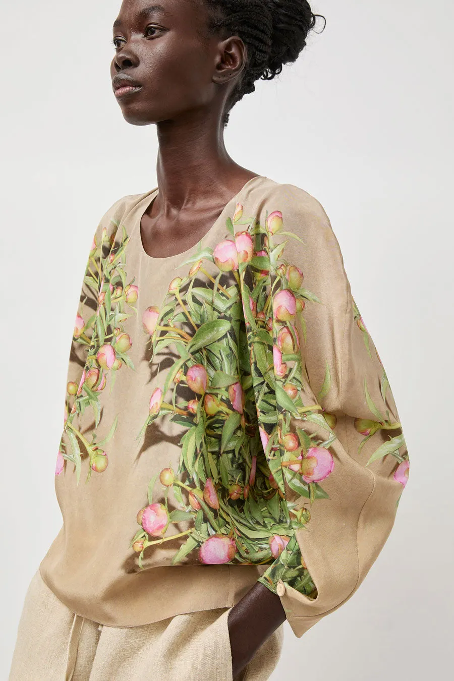 Anntian One World Top in Print C Peony sold by No. 6 product image thumbnail 3