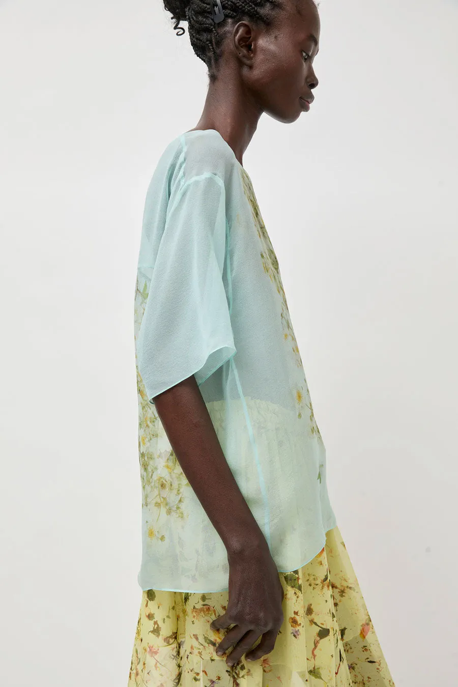 Anntian Chiffon T-Shirt in Print S Wild Roses sold by No. 6 product image thumbnail 4