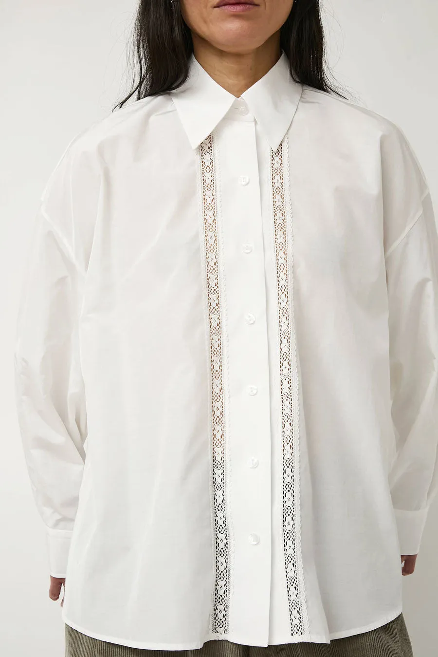 CORDERA Lace Shirt in White sold by No. 6 product image thumbnail 3