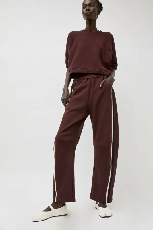 No.6 Field Pant in Merlot made by No. 6