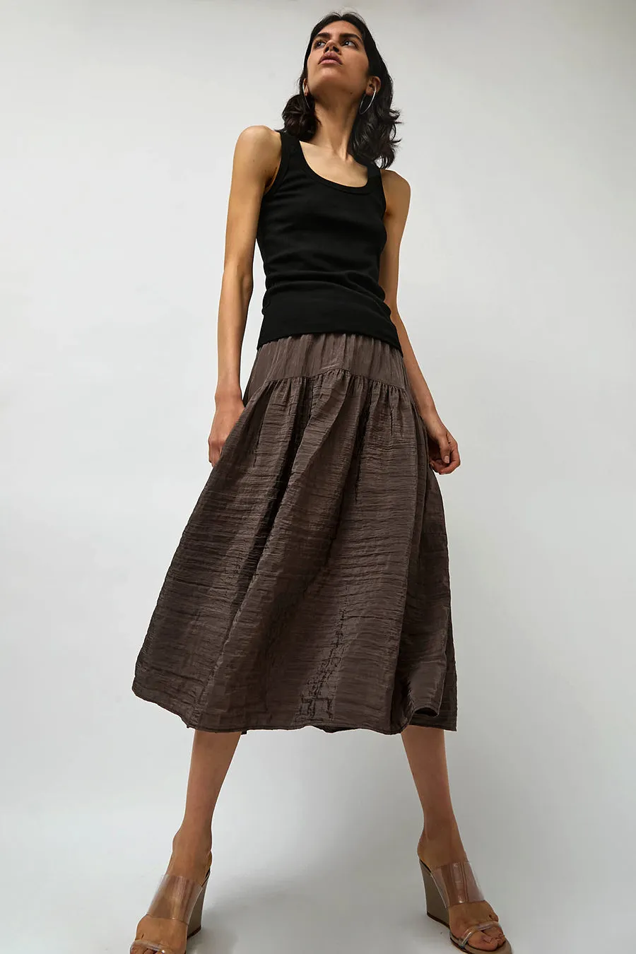 No.6 Sophia Skirt in Slate sold by No. 6