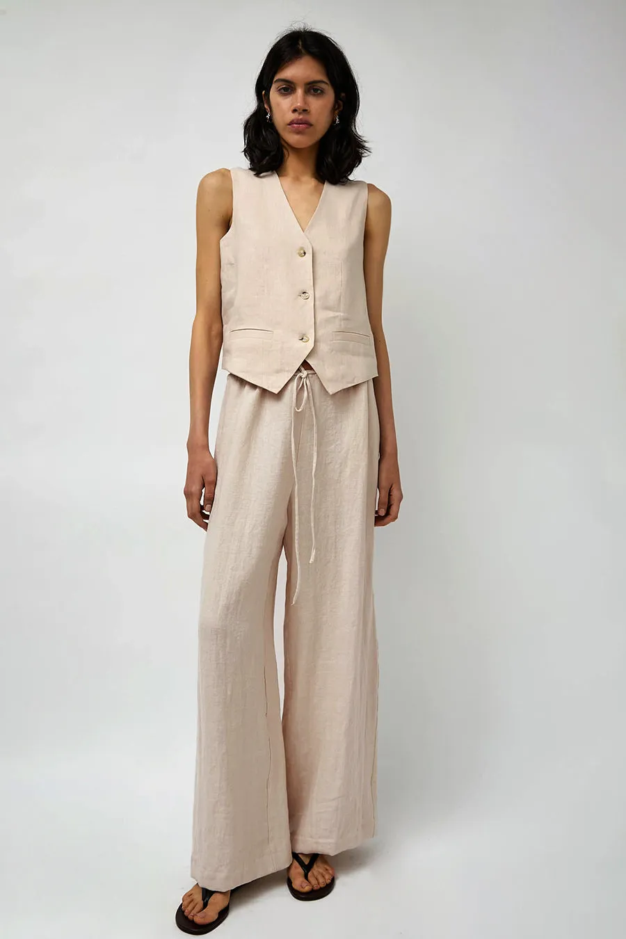 No.6 Martin Vest in Natural sold by No. 6 product image thumbnail 5