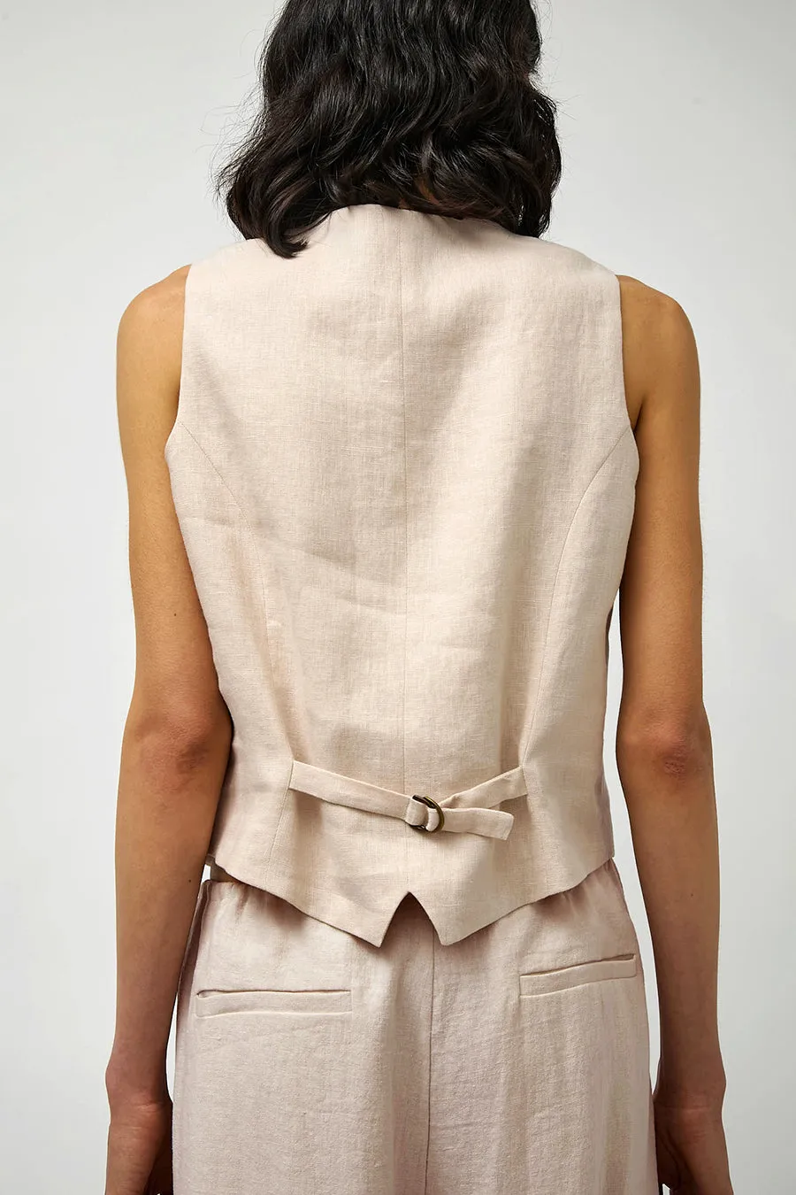 No.6 Martin Vest in Natural sold by No. 6 product image thumbnail 4