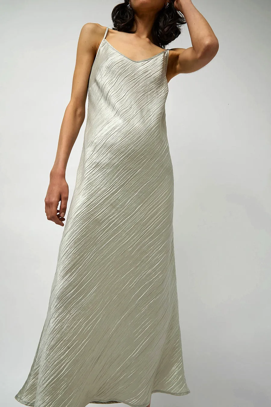 No.6 Elle Slip Dress in Silver sold by No. 6 product image thumbnail 3