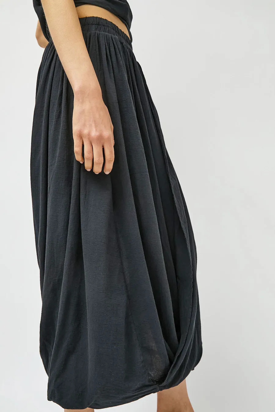 Black Crane Greek Column Skirt in Sumi Black sold by No. 6 product image thumbnail 4