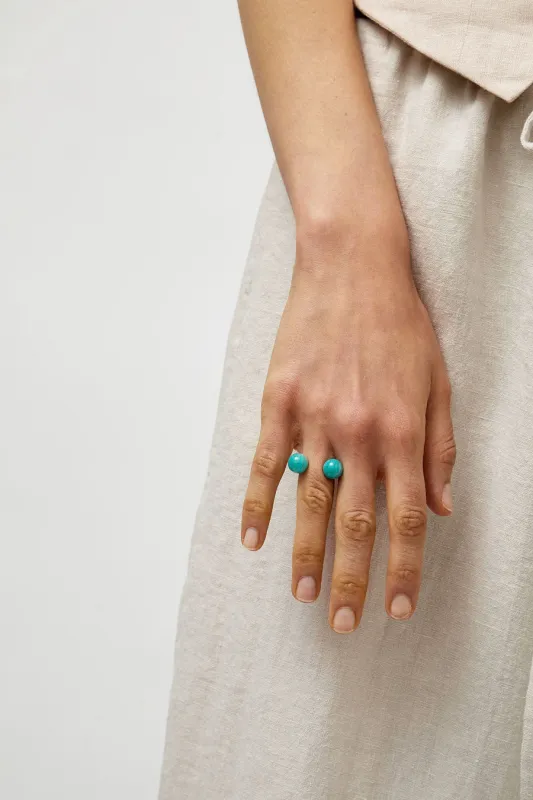 Saskia Diez Sling Ring in Amazonite made by No. 6