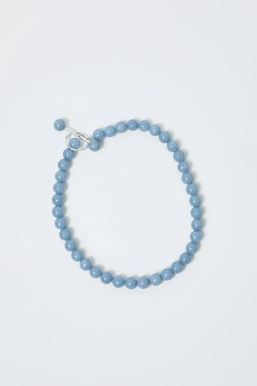 Saskia Diez Barbelle Necklace in Sky sold by No. 6 product image thumbnail 2
