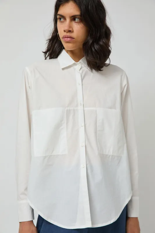 Zii Ropa Cloe Shirt in White made by Zii Ropa