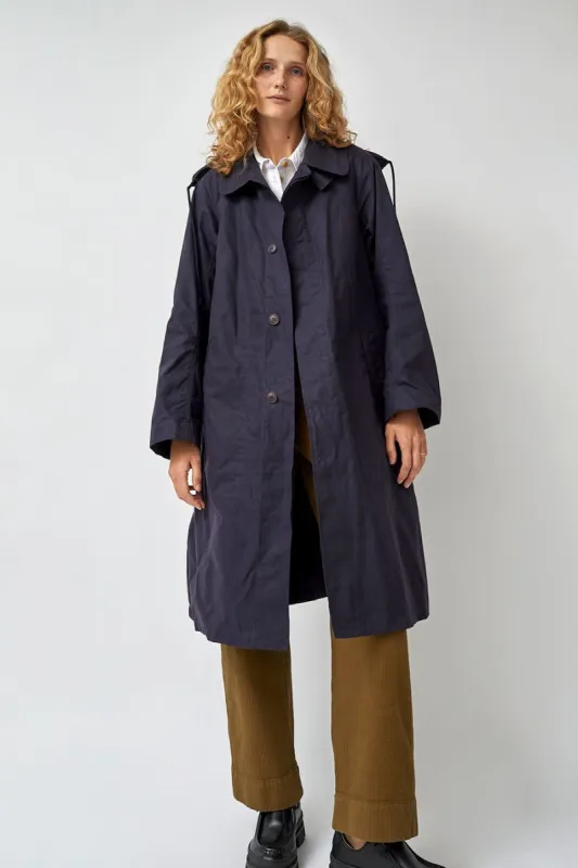 Girls of Dust Army Trench in Dark Indigo sold by No. 6