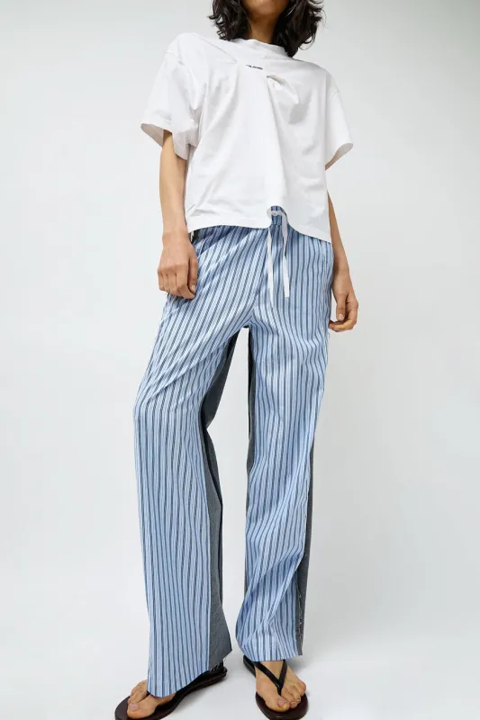 Façon Jacmin Polka 2 in 1 Pants in Blue Stripes made by No. 6