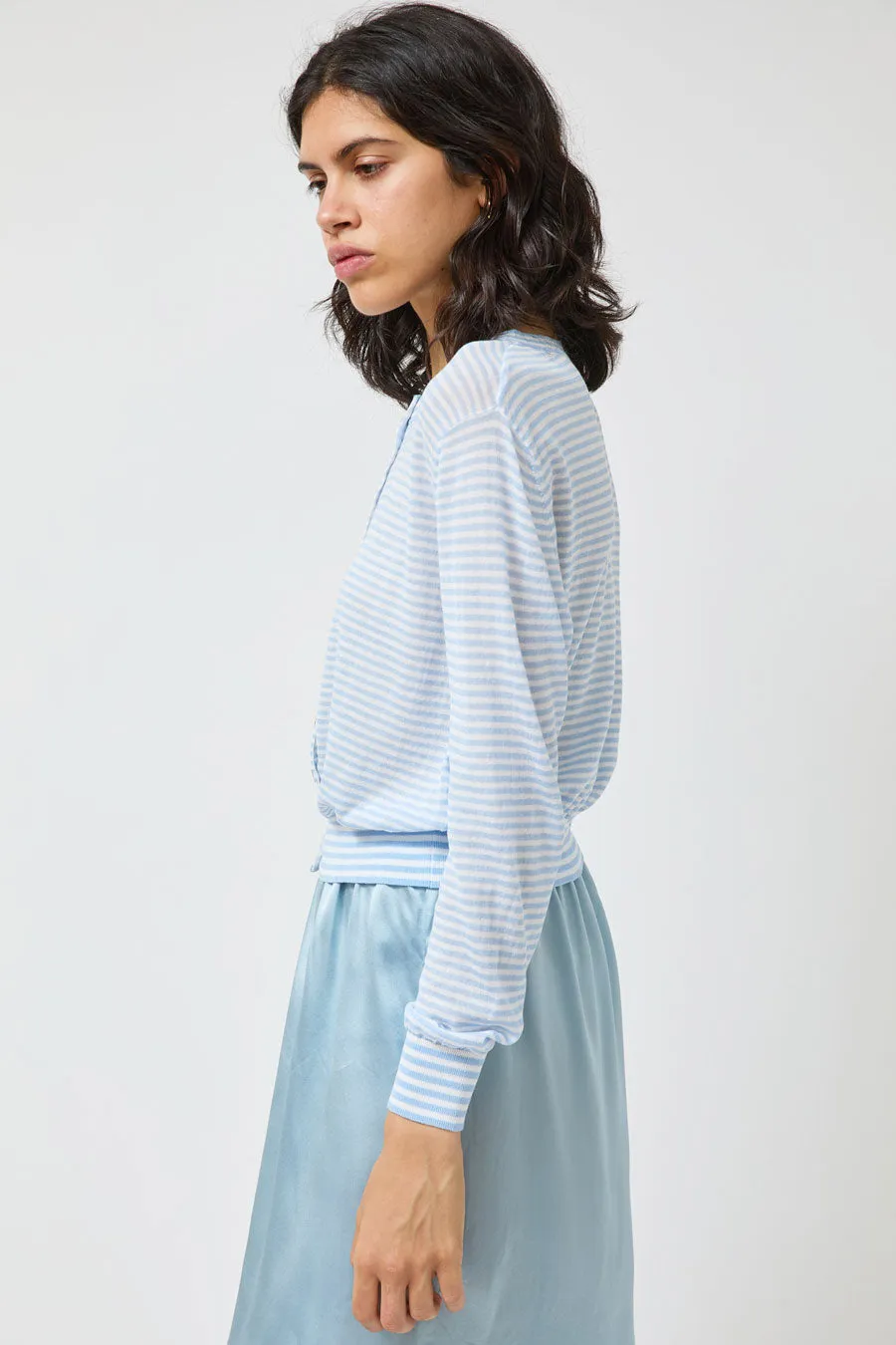 Ciao Lucia Hydra Cardigan in Periwinkle Stripe sold by No. 6 product image thumbnail 2