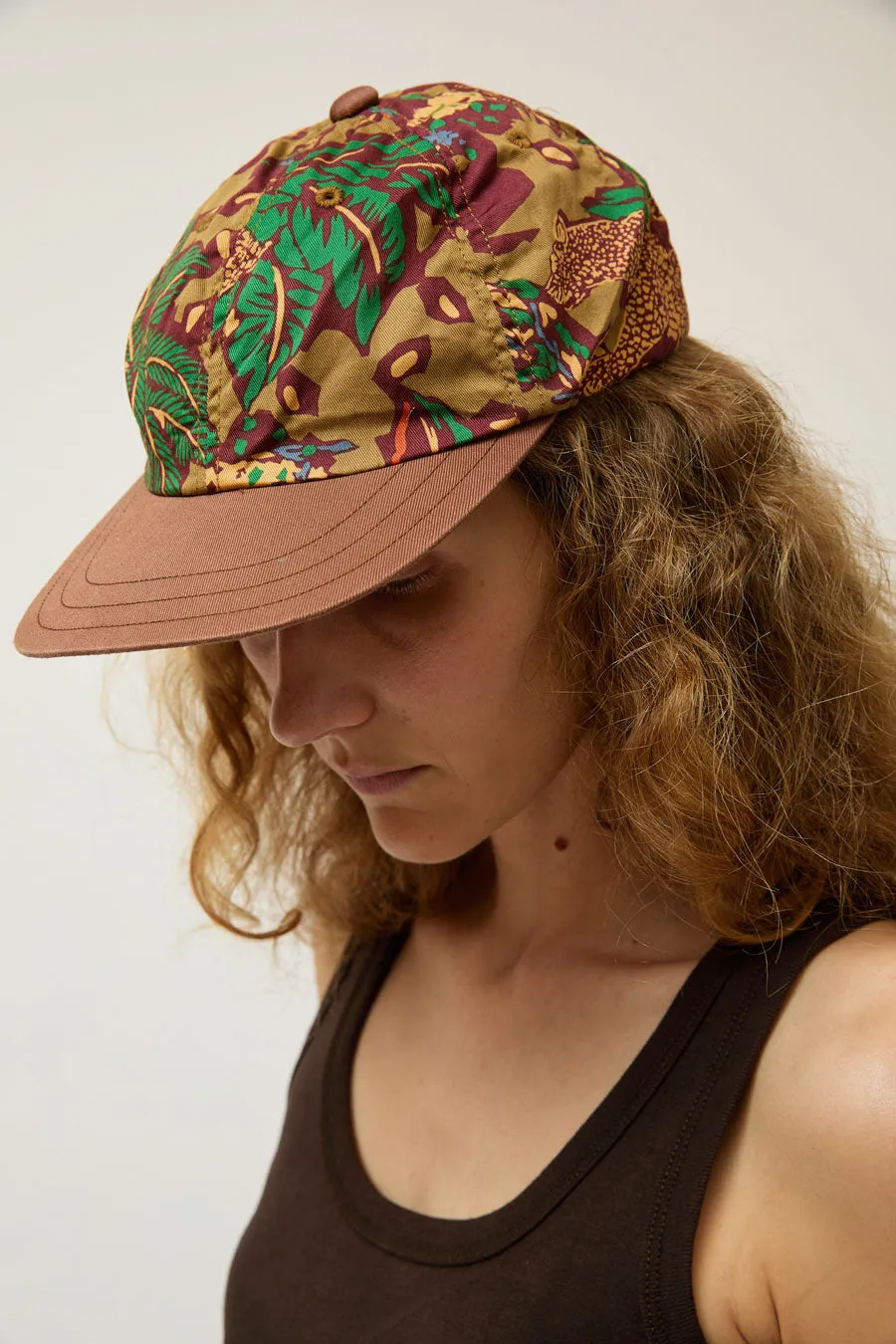 DECHO Cotton Cap in Brown Print sold by No. 6 product image thumbnail 2
