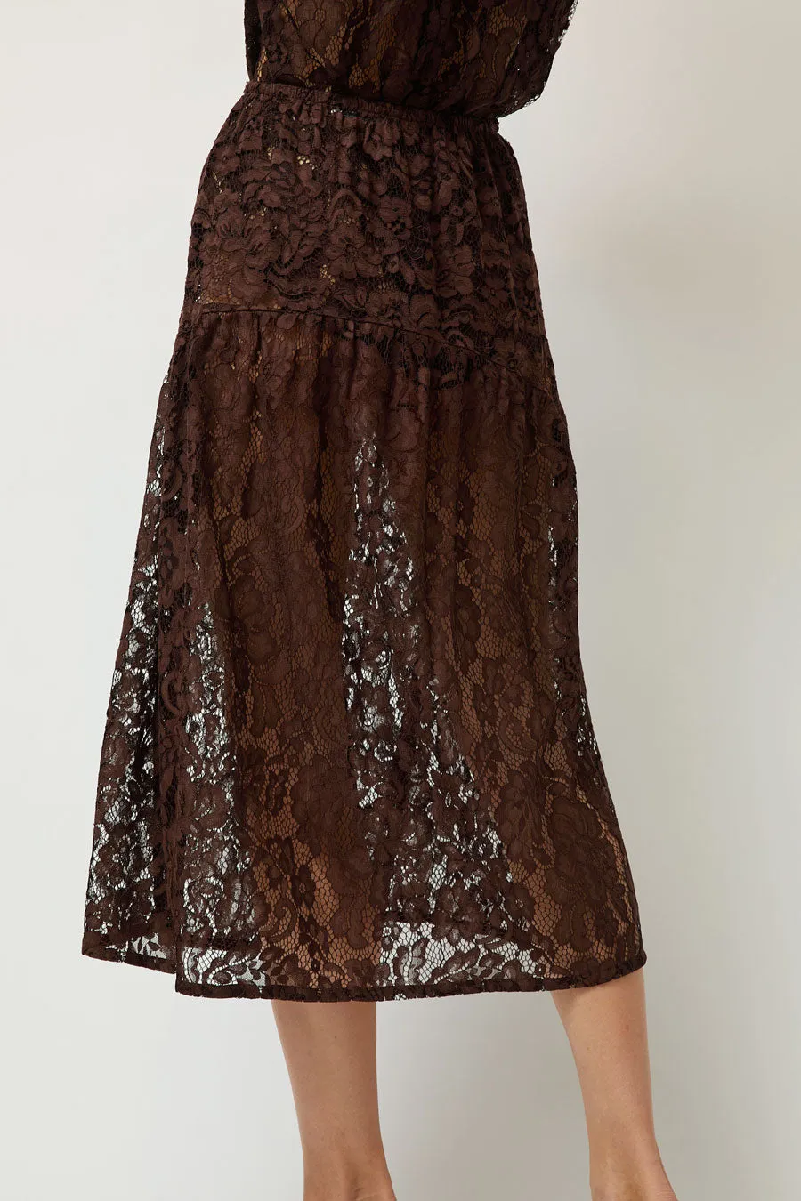 A Bronze Age Field Skirt in Americano Lace sold by No. 6 product image thumbnail 5