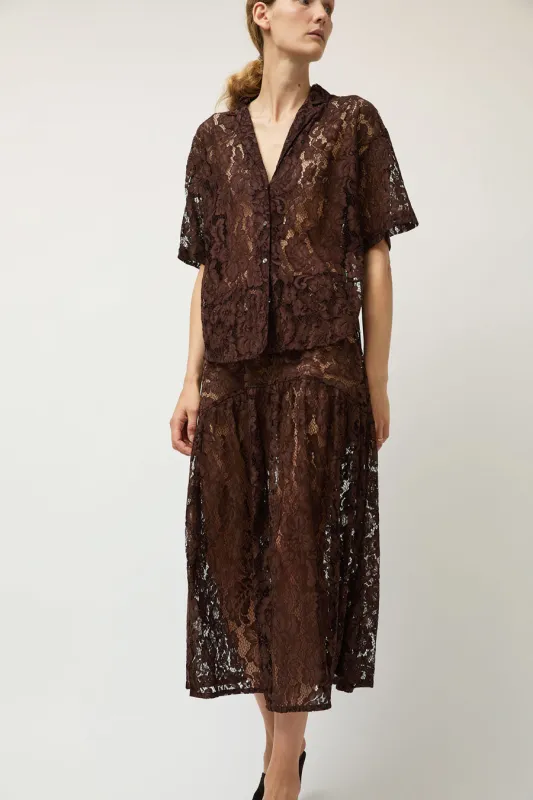 A Bronze Age Field Skirt in Americano Lace made by A Bronze Age