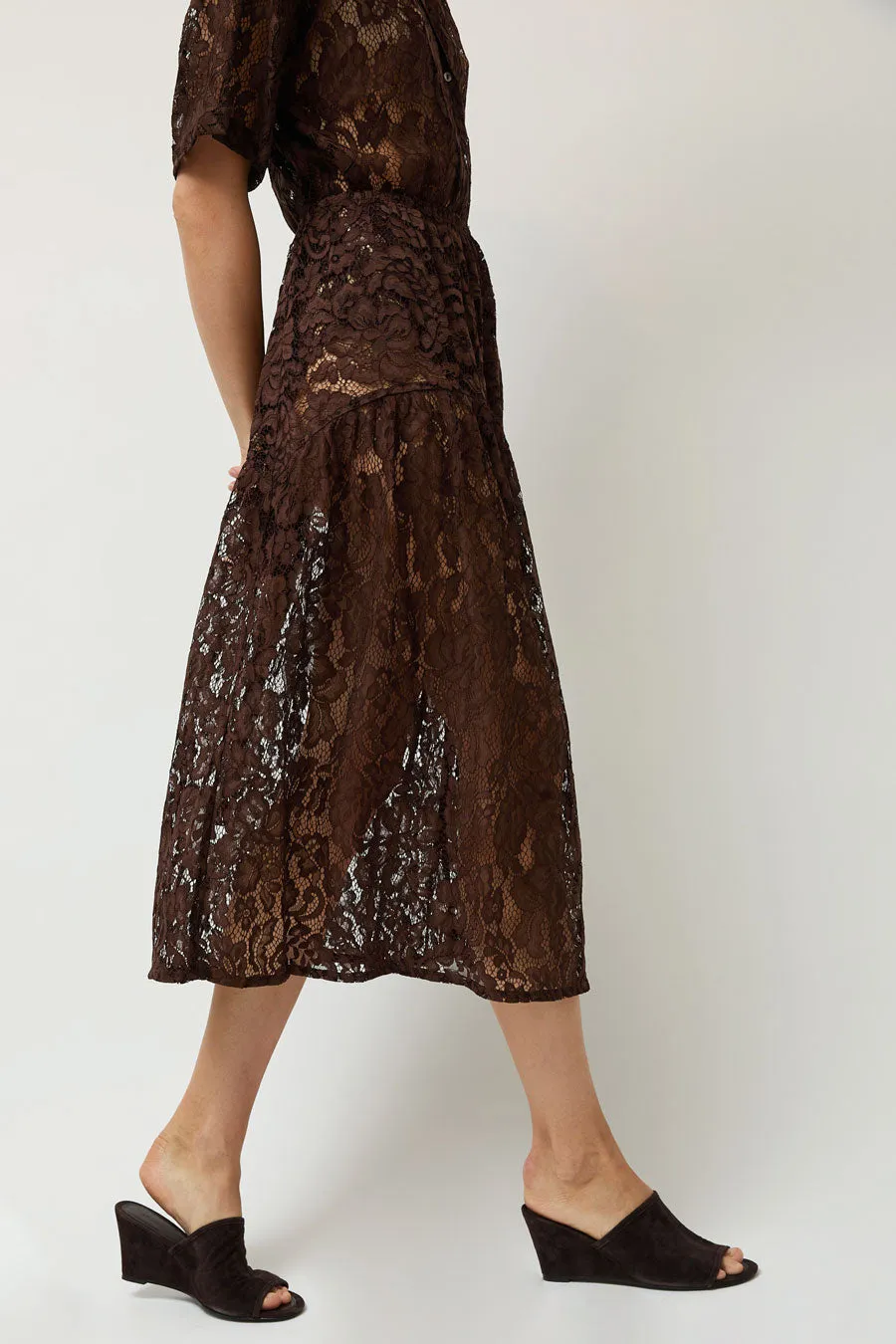 A Bronze Age Field Skirt in Americano Lace sold by No. 6 product image thumbnail 4