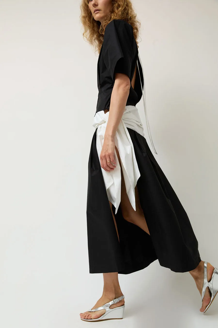 Michelle Del Rio Louise Dress in Black and White sold by No. 6 product image thumbnail 2