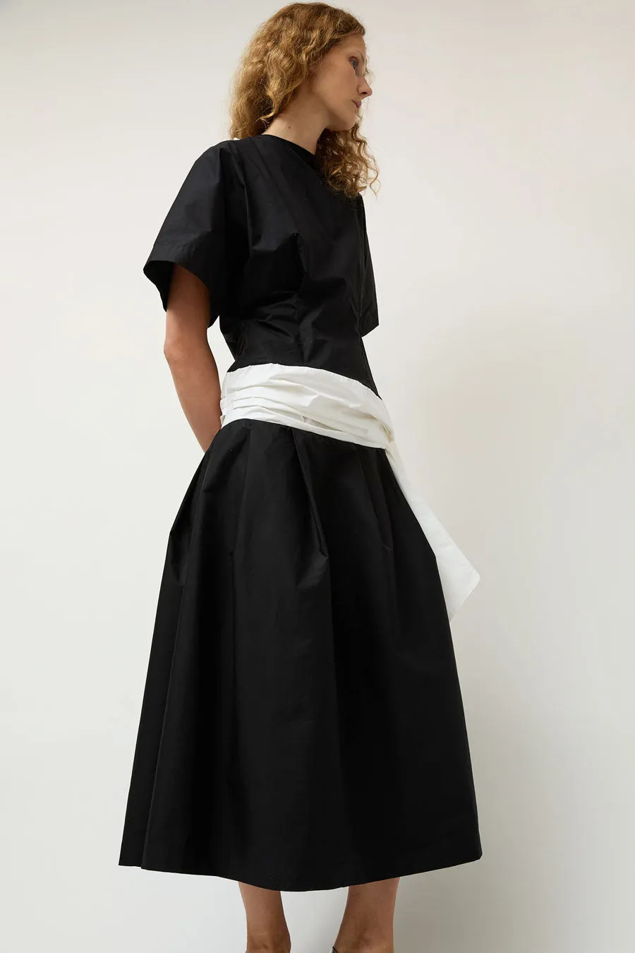 Michelle Del Rio Louise Dress in Black and White sold by No. 6 product image thumbnail 3