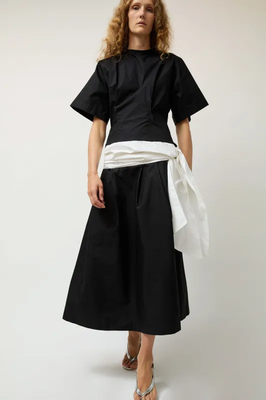 Michelle Del Rio Louise Dress in Black and White made by No. 6
