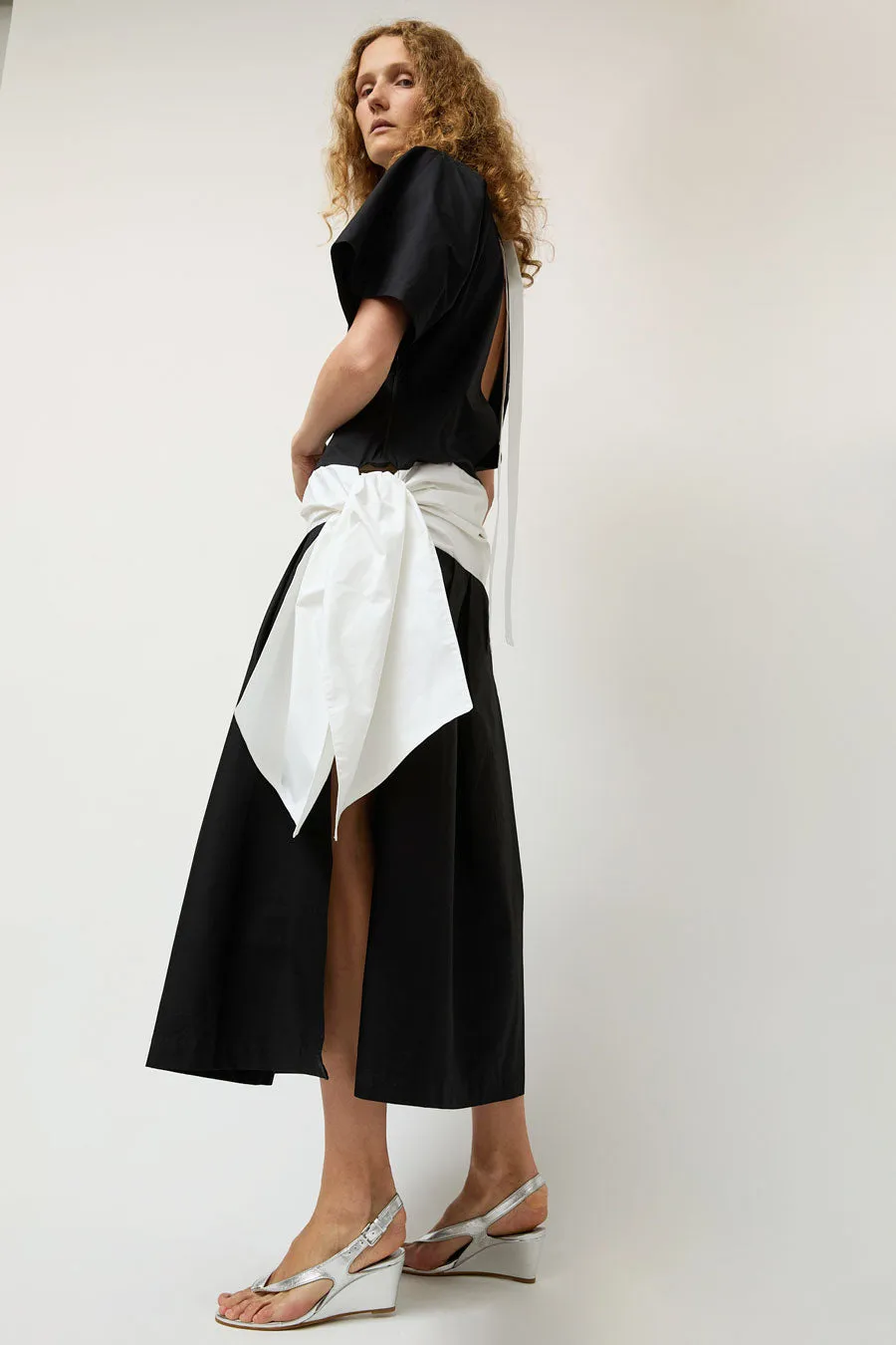 Michelle Del Rio Louise Dress in Black and White sold by No. 6 product image thumbnail 4
