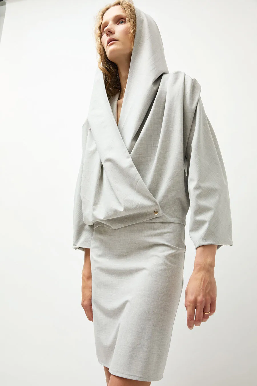 Michelle Del Rio Lobo Jacket in Grey sold by No. 6 product image thumbnail 4
