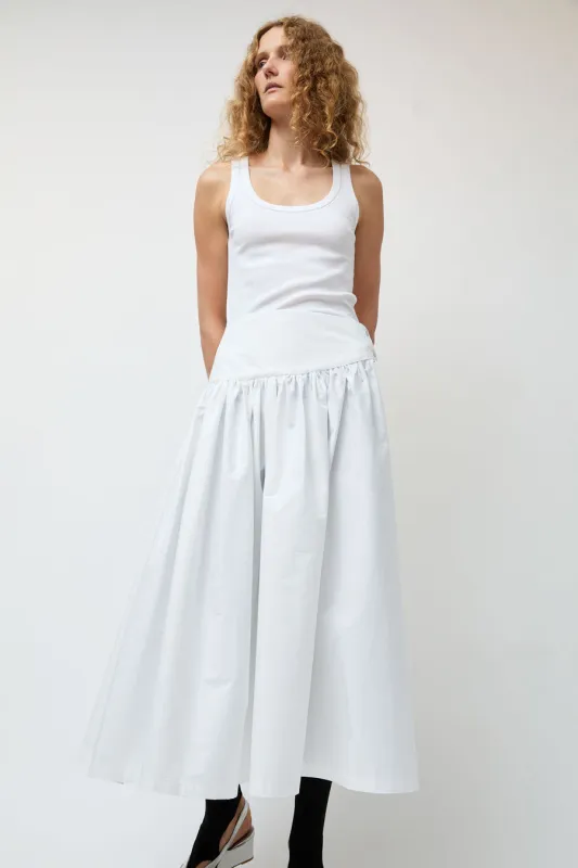 Michelle Del Rio Kiki Skirt in White made by No. 6