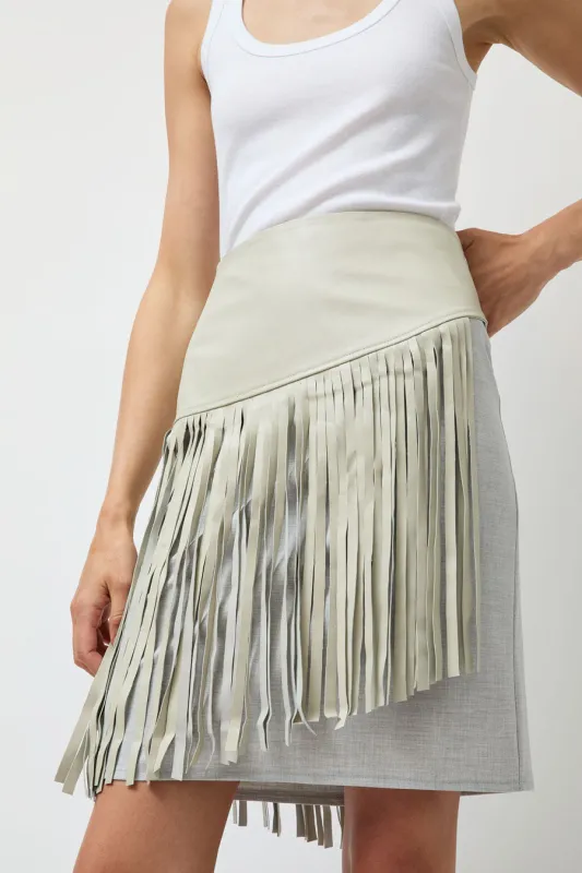 Michelle Del Rio Rio Leather Belt in Stone made by No. 6