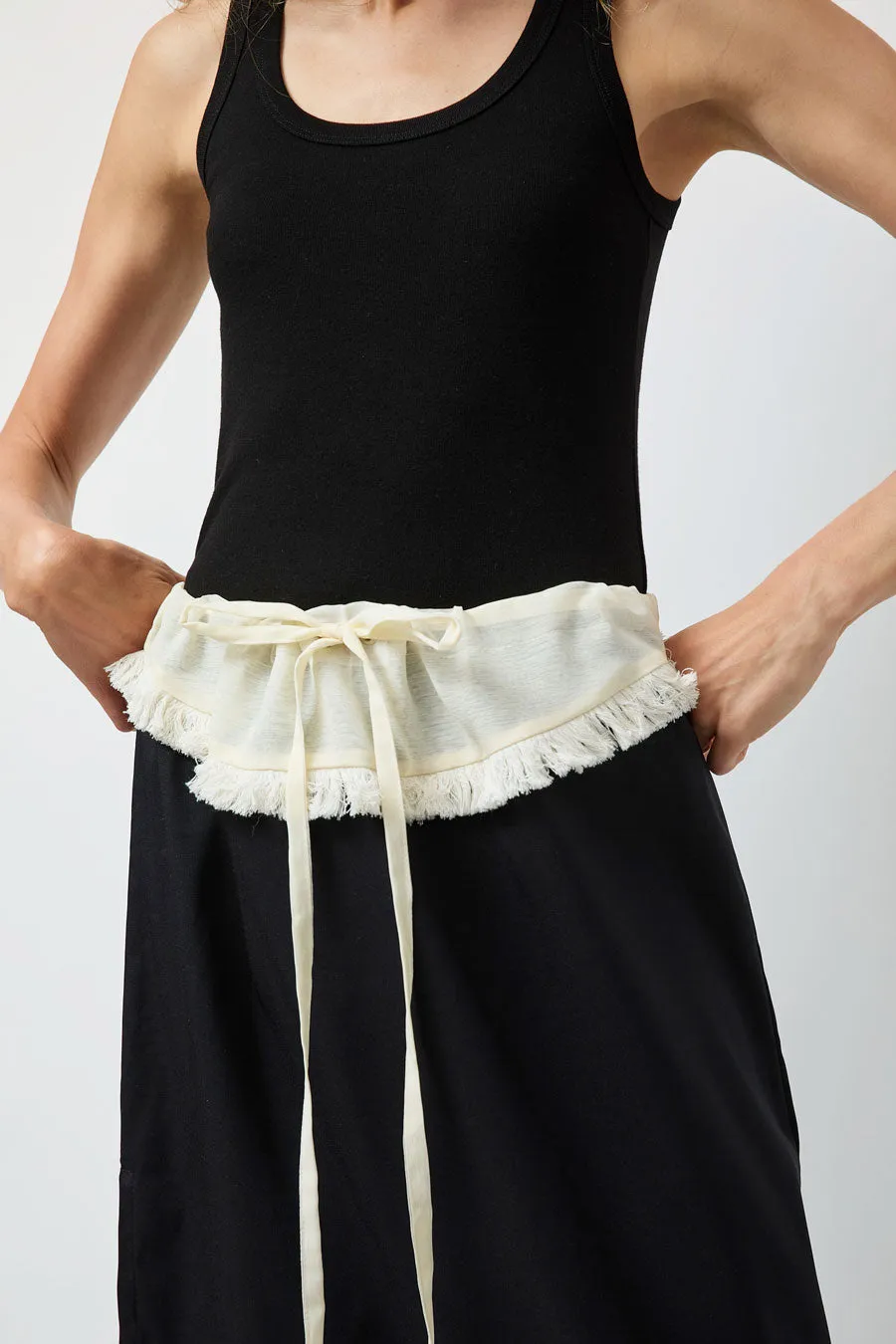 Michelle Del Rio Soledad Skirt in Cream and Black sold by No. 6 product image thumbnail 3