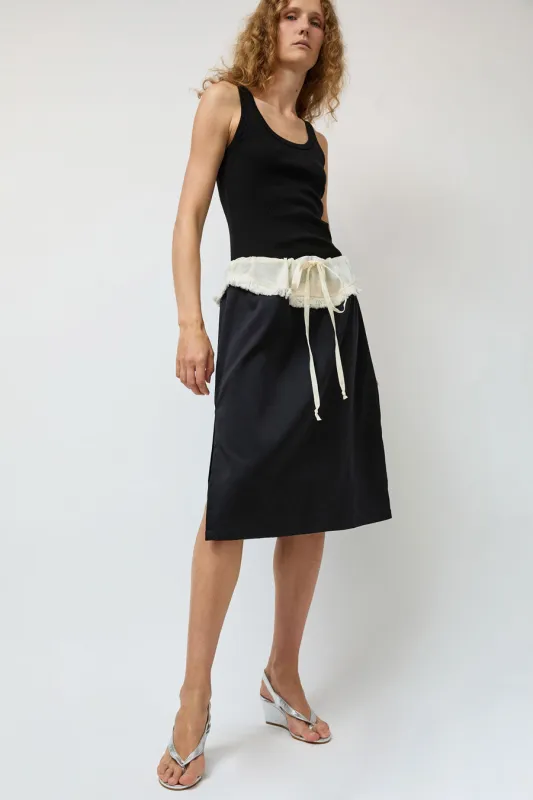 Michelle Del Rio Soledad Skirt in Cream and Black made by No. 6