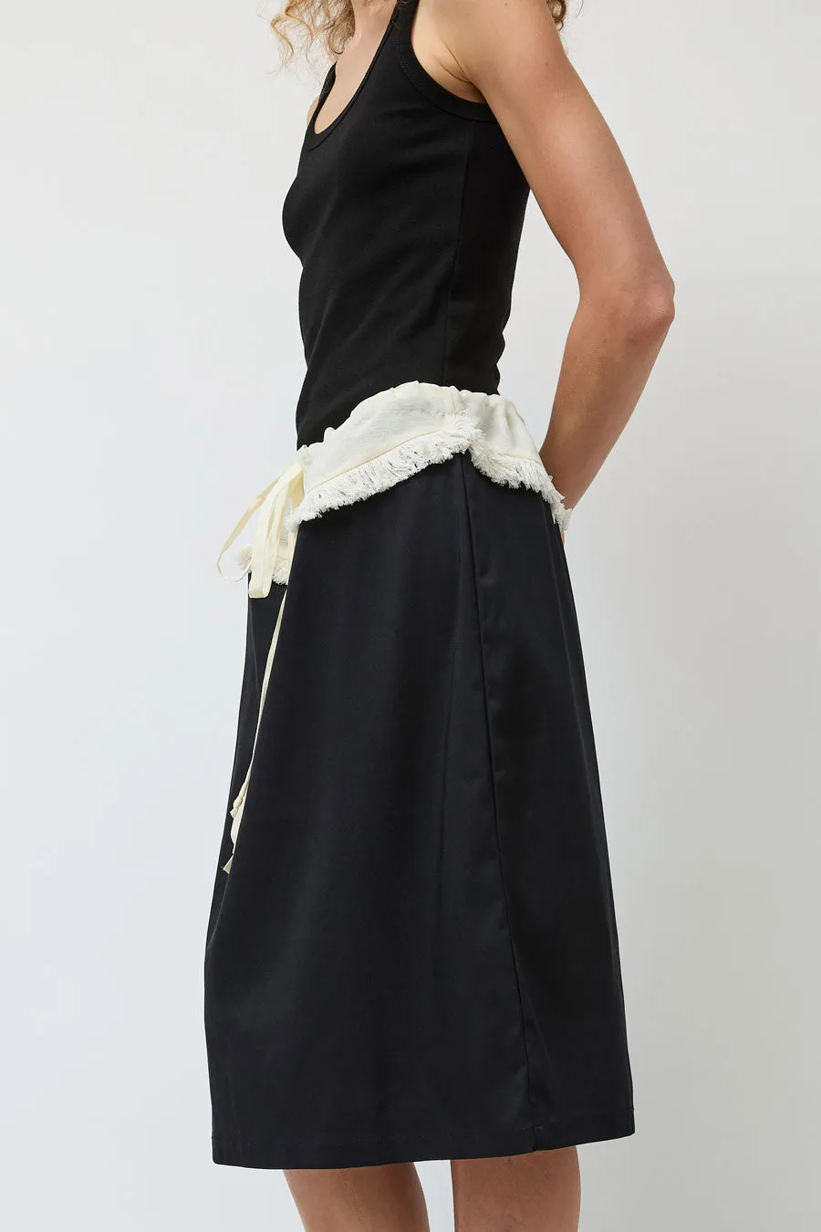 Michelle Del Rio Soledad Skirt in Cream and Black sold by No. 6 product image thumbnail 4