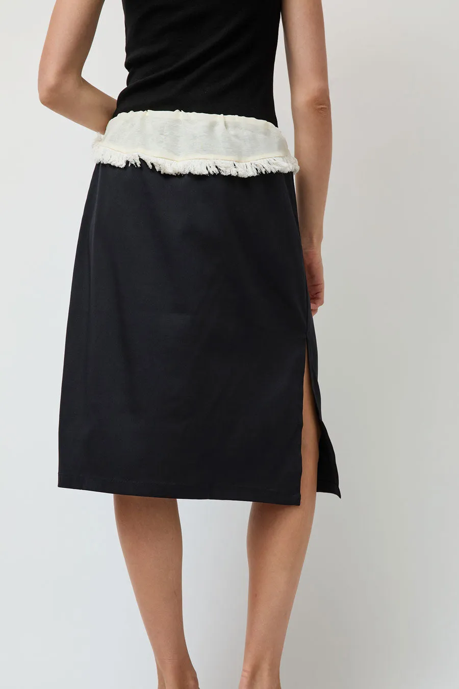 Michelle Del Rio Soledad Skirt in Cream and Black sold by No. 6 product image thumbnail 5
