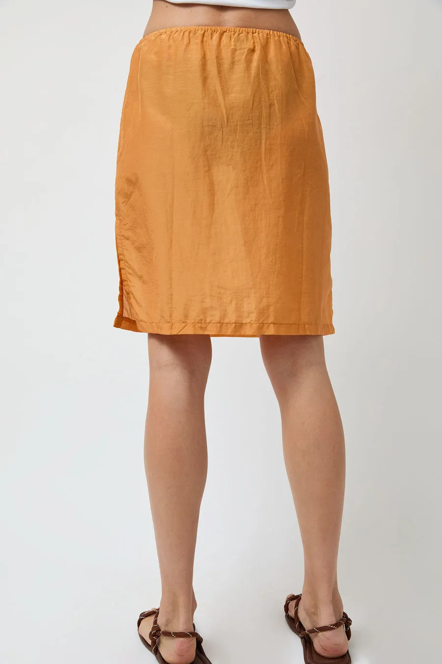 Hakea Sheer Midi Skirt in Tangerine sold by No. 6 product image thumbnail 5
