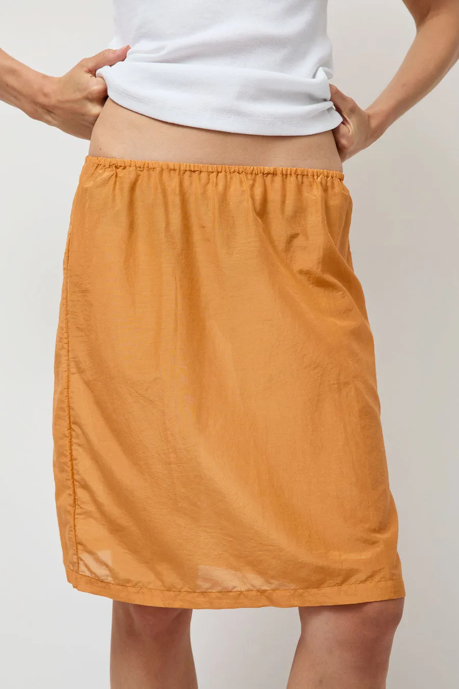 Hakea Sheer Midi Skirt in Tangerine sold by No. 6 product image thumbnail 3