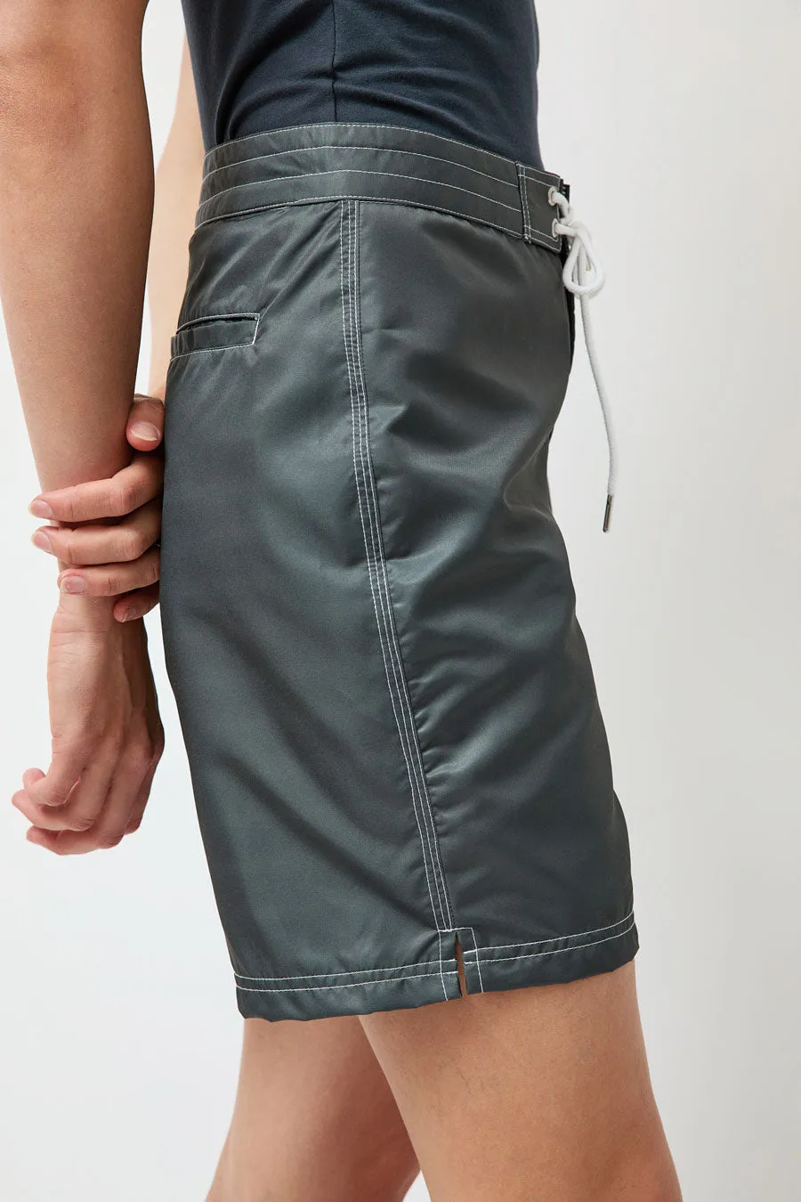Hakea Long Board Shorts in Gunmetal sold by No. 6 product image thumbnail 4