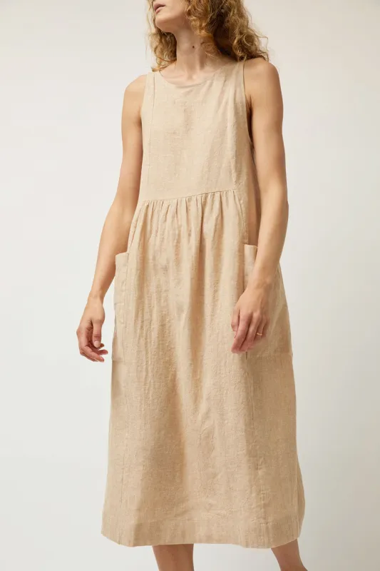 Zii Ropa Margarit Dress in Apricot made by Zii Ropa