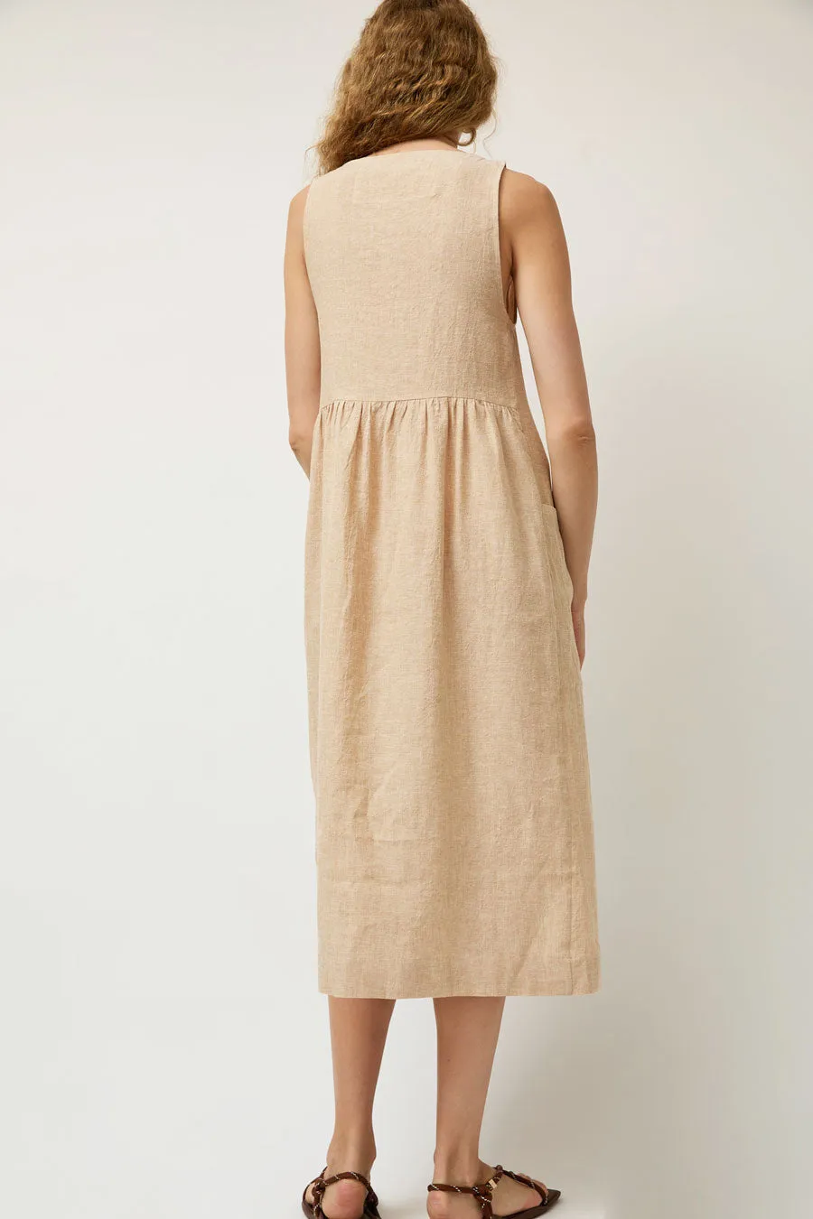 Zii Ropa Margarit Dress in Apricot sold by No. 6 product image thumbnail 5