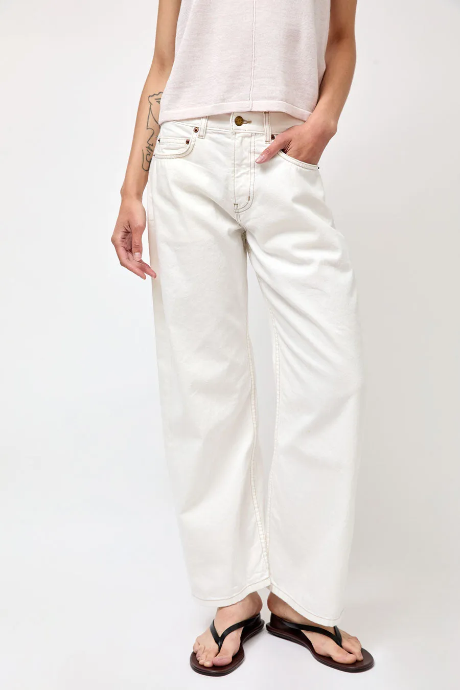 B Sides Floppy Jean in Chalk White sold by No. 6 product image thumbnail 3