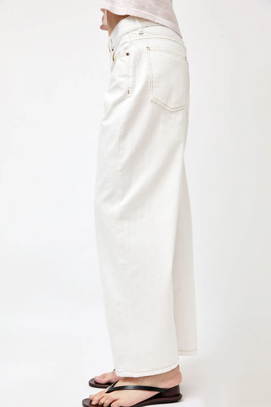B Sides Floppy Jean in Chalk White sold by No. 6 product image thumbnail 4