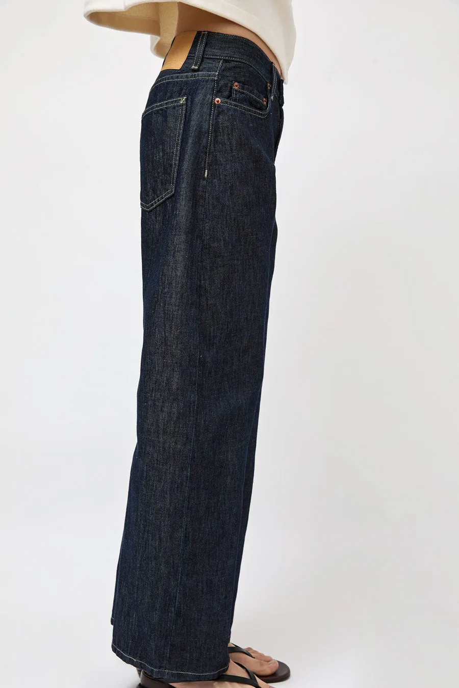 B Sides Floppy Jean in Indigo Rinse sold by No. 6 product image thumbnail 2