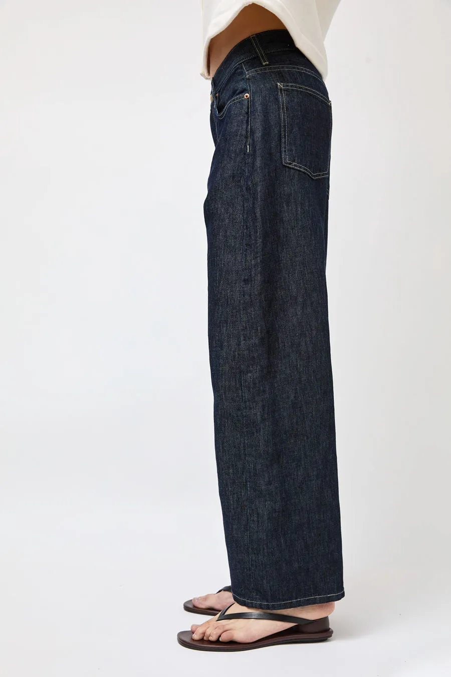 B Sides Floppy Jean in Indigo Rinse sold by No. 6 product image thumbnail 4