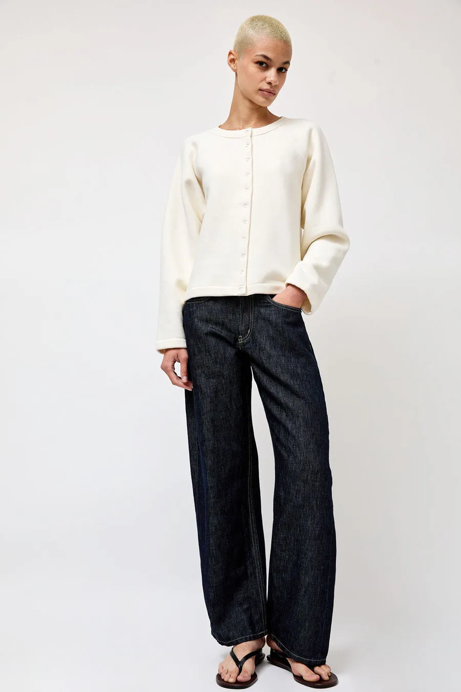 B Sides Floppy Jean in Indigo Rinse sold by No. 6