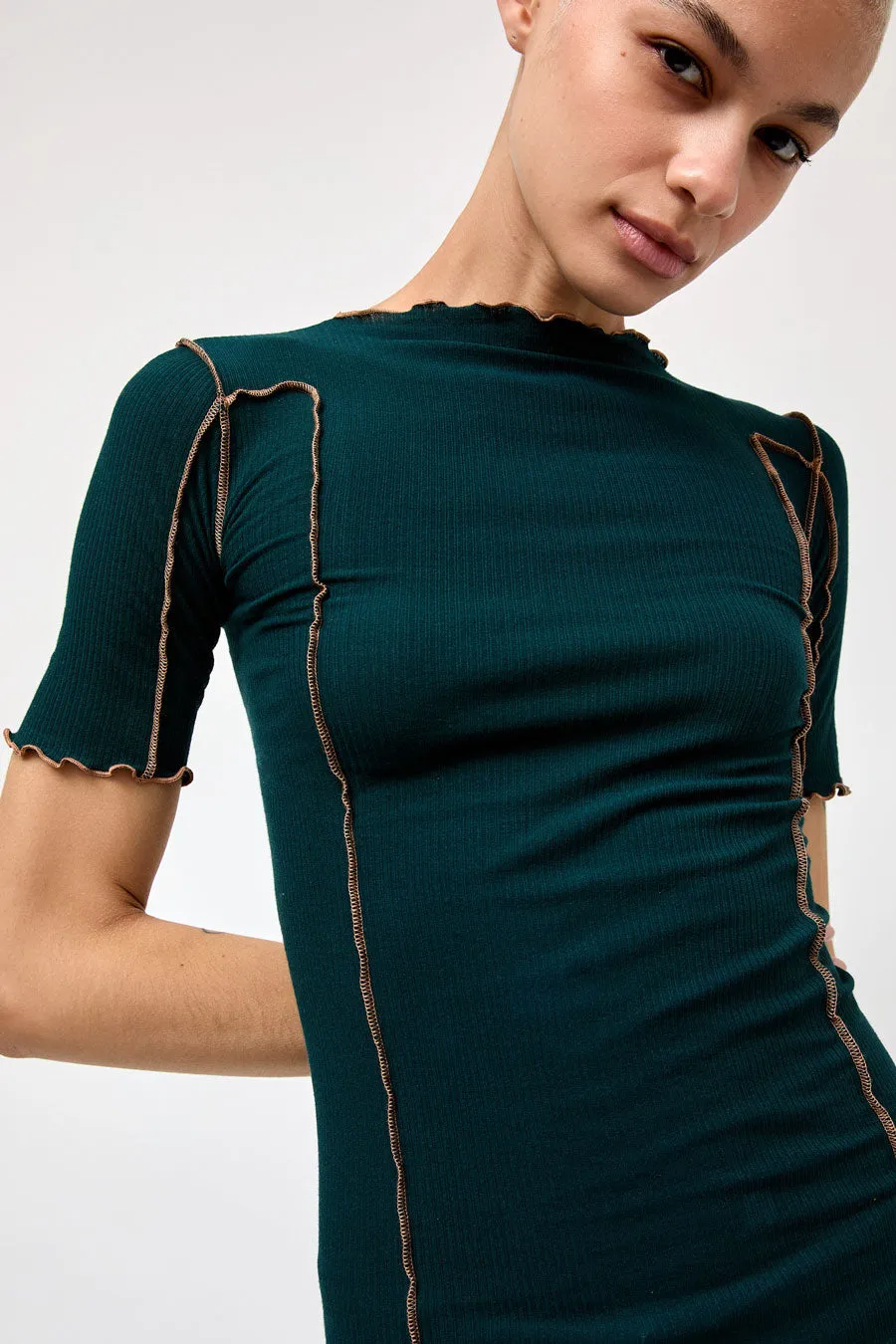 Baserange Omato 3/4 Tee Shirt in Hirsu Green sold by No. 6 product image thumbnail 3