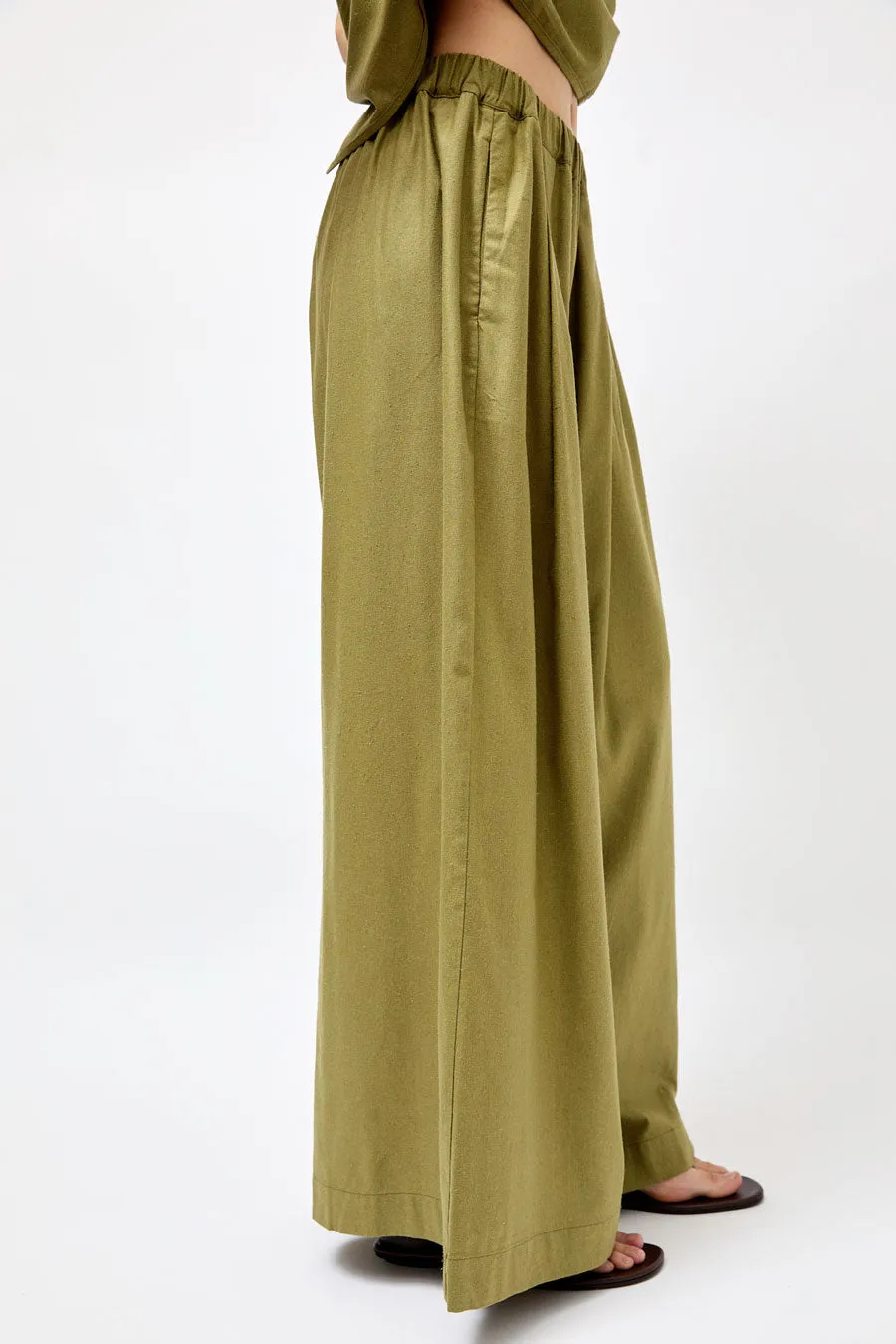 Baserange Avi Pants in Lua Green sold by No. 6 product image thumbnail 4