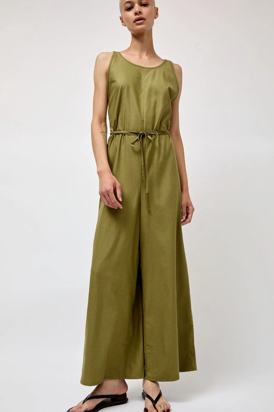 Baserange Otay Jumpsuit in Lua Green sold by No. 6