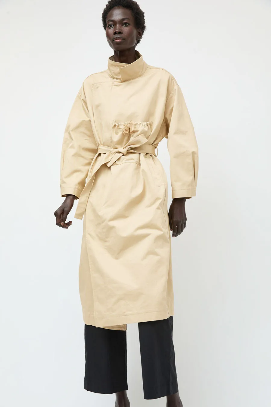Deiji Studios Longline Jacket in Beige sold by No. 6 product image thumbnail 2