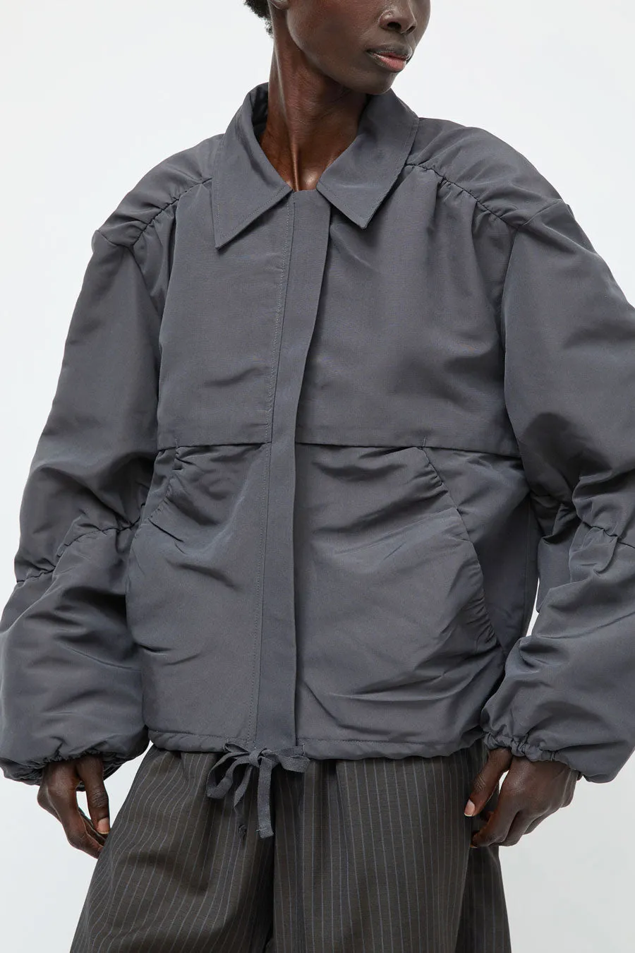 Deiji Studios Gathered Jacket in Slate sold by No. 6 product image thumbnail 5