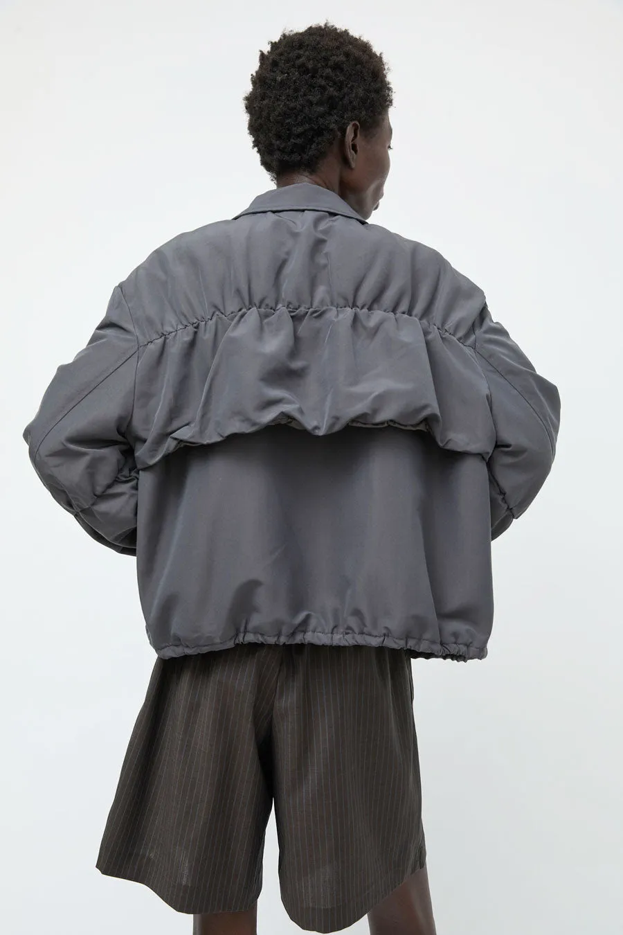 Deiji Studios Gathered Jacket in Slate sold by No. 6 product image thumbnail 2