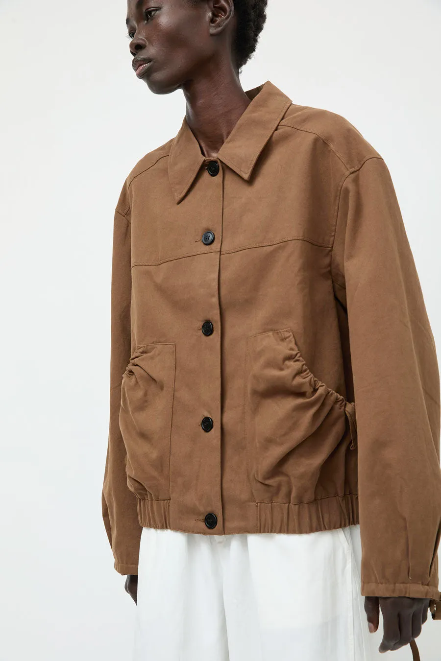 Deiji Studios Button Up Jacket in Brown sold by No. 6 product image thumbnail 2