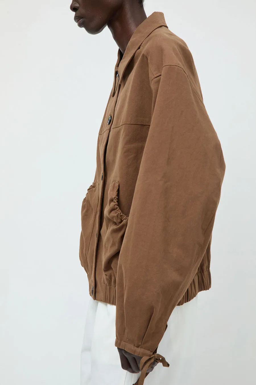 Deiji Studios Button Up Jacket in Brown sold by No. 6 product image thumbnail 3